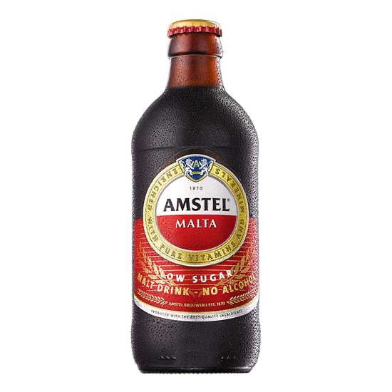 Amstel Malta Cans