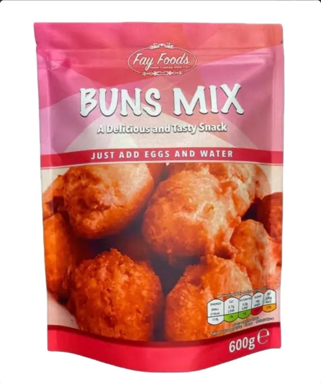Fays Food Buns Mix 600g