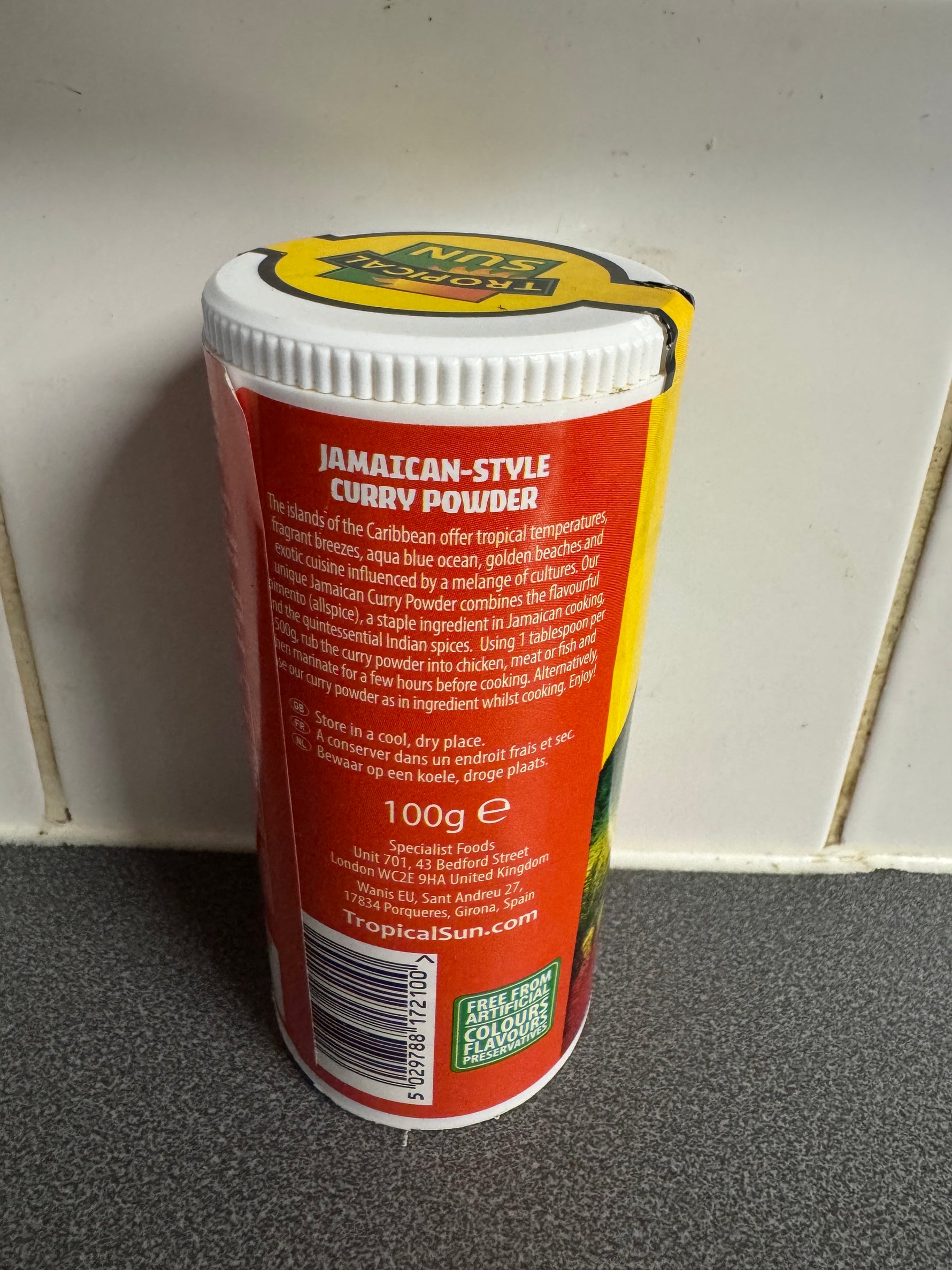 Tropical Sun Jamaican Curry Powder