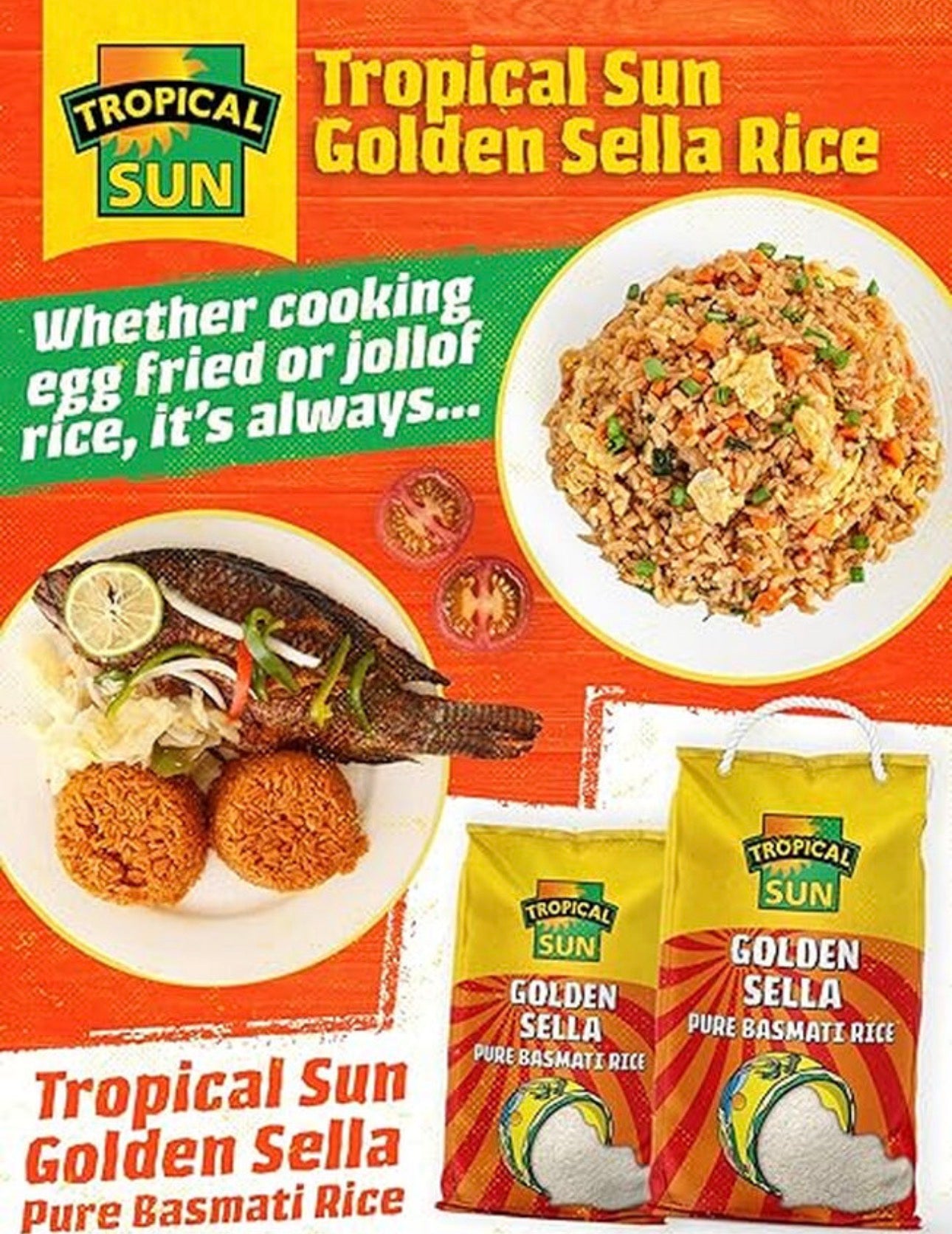 Tropical Sun Golden Sella Basmati Rice